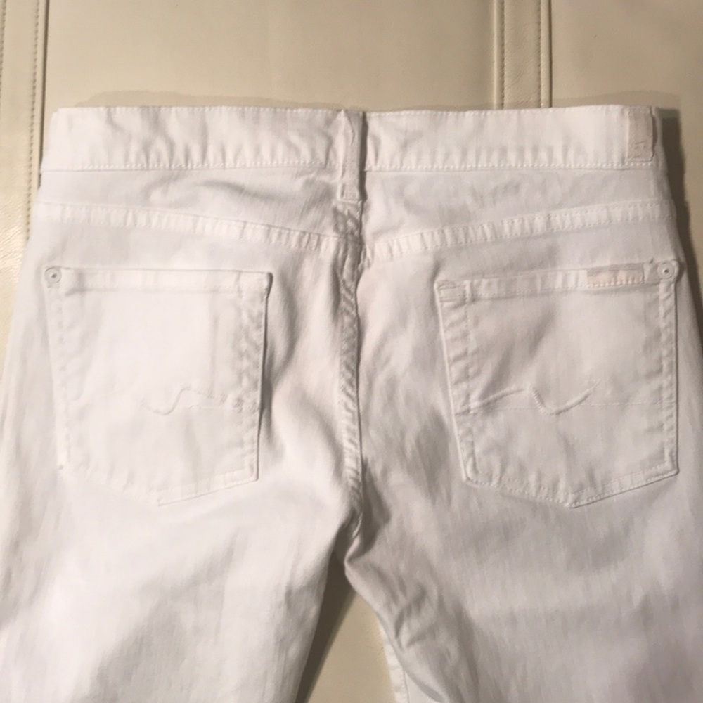 7 for all mankind Straight Jeans 29 white